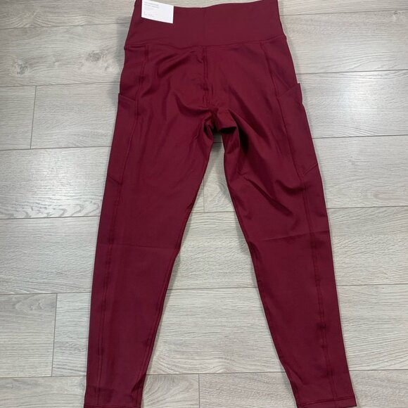AE The Everything Pocket Highest Waist Legging Maroon - Picture 7 of 15